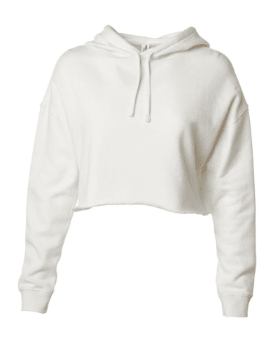 Lightweight Hooded Crop Sweatshirt A